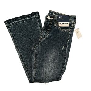 Old Navy Girl’s Flare Jeans - Dark Blue